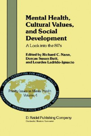 Könyv Mental Health, Cultural Values, and Social Development R. C. Nann