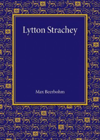 Kniha Lytton Strachey Max Beerbohm