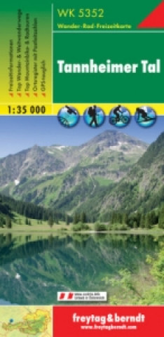 Nyomtatványok Tannheimer Tal Hiking + Leisure Map 1:35 000 