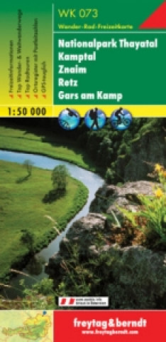 Pubblicazioni cartacee National Park Thayatal - Kamptal - Znaim - Retz - Gars a. Kamp Hiking + Leisure Map 1:50 000 