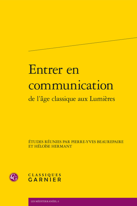 Kniha Entrer En Communication De L'Age Classiq 