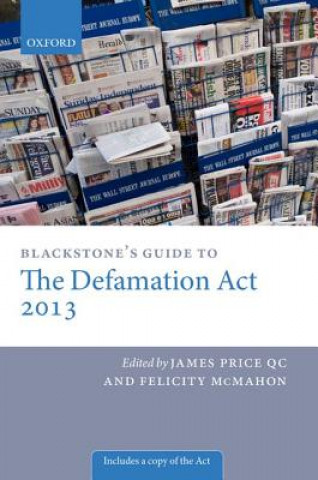 Kniha Blackstone's Guide to the Defamation Act James Price