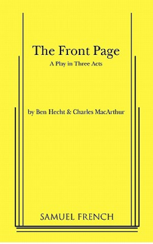 Книга Front Page Ben Hecht