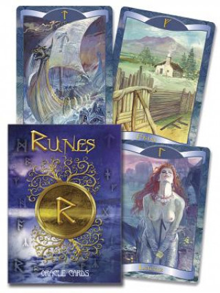 Printed items Rune Oracle Cards Lo Scarabeo