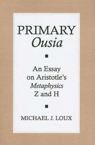 Boek Primary "Ousia" Michael J Loux