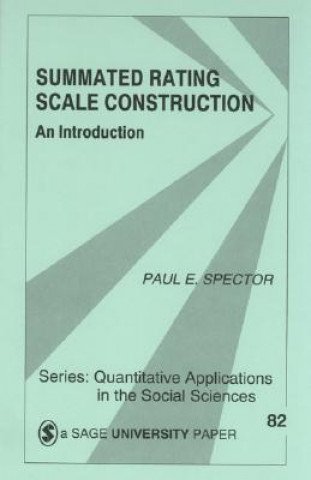 Buch Summated Rating Scale Construction Paul E Spector