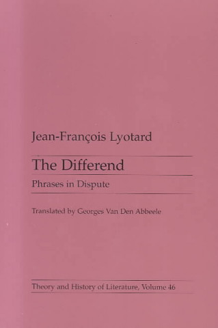 Книга Differend Jean-Francois Lyotard