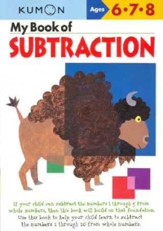 Kniha My Book Of Subtraction Kumon