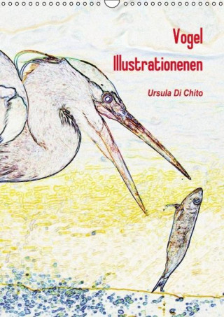 Naptár/Határidőnapló Vogel Illustrationen (Wandkalender immerwährend DIN A3 hoch) Ursula Di Chito
