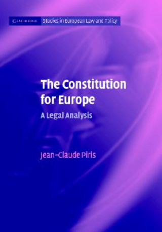 Książka Constitution for Europe Jean-Claude Piris