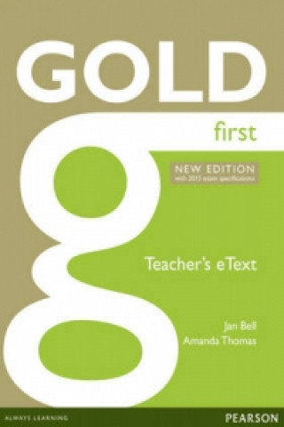 Numérique Gold First New Edition eText Teacher CD-ROM Jan Bell