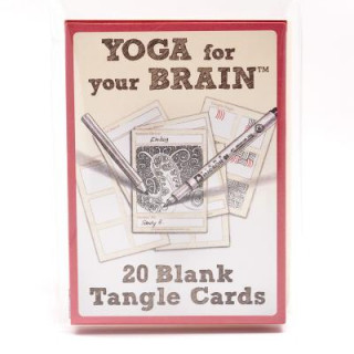 Tiskovina Yoga for Your Brain - 20 Blank Tangle Cards Sandy Steen Bartholomew CZT