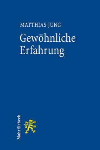 Książka Gewoehnliche Erfahrung Matthias Jung