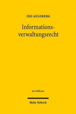 Książka Informationsverwaltungsrecht Ino Augsberg