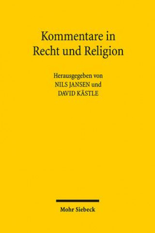 Kniha Kommentare in Recht und Religion David Kästle