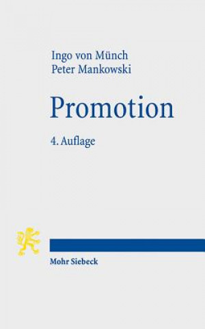 Kniha Promotion Ingo von Münch