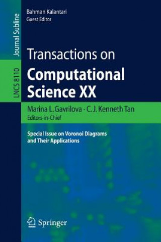 Książka Transactions on Computational Science XX Marina L. Gavrilova