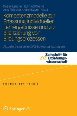 Livre Kompetenzmodelle Zur Erfassung Individueller Lernergebnisse Und Zur Bilanzierung Von Bildungsprozessen Detlev Leutner