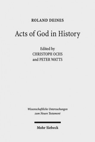 Könyv Acts of God in History Roland Deines