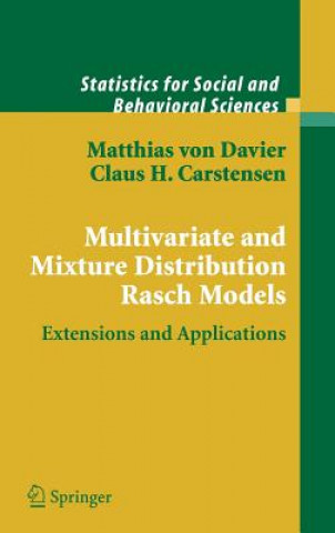 Kniha Multivariate and Mixture Distribution Rasch Models Matthias von Davier