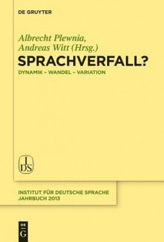 Kniha Sprachverfall? Albrecht Plewnia