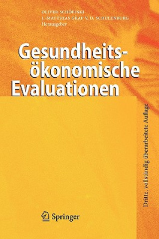 Kniha Gesundheits konomische Evaluationen Oliver Schöffski