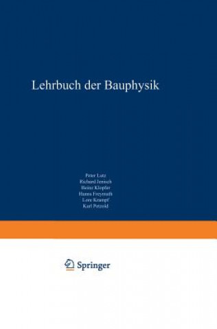 Könyv Lehrbuch der Bauphysik Peter Lutz