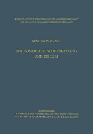 Carte Homerische Schiffskatalog Und Die Ilias Günther Jachmann