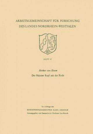 Kniha Der Mainzer Kopf Mit Der Binde Herbert  von Einem