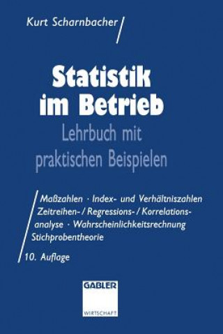 Книга Statistik Im Betrieb Kurt Scharnbacher