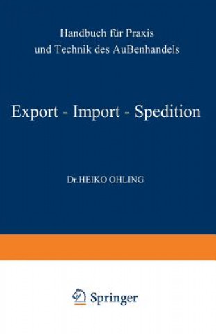 Kniha Export - Import - Spedition Heiko Ohling