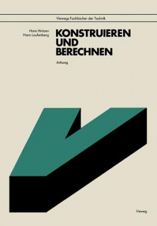 Buch Anhang Zu Konstruieren Und Berechnen Hans Hintzen