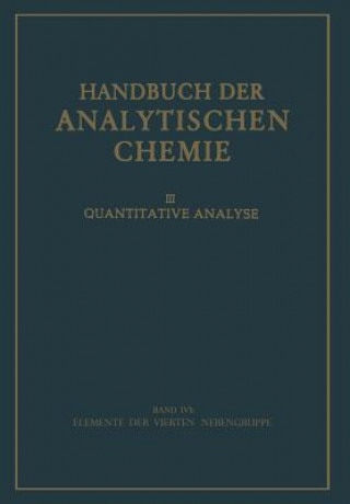 Könyv Elemente Der Vierten Nebengruppe H. Bode