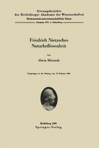 Kniha Friedrich Nietzsches Naturbeflissenheit A. Mittasch