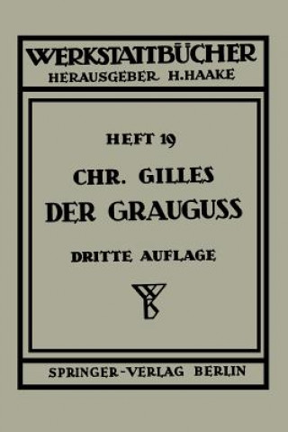 Book Der Grauguss Ch. Gilles