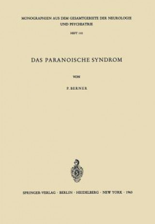 Книга Das Paranoische Syndrom Peter Berner