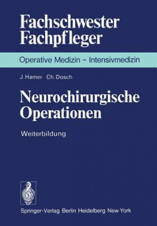 Kniha Neurochirurgische Operationen J. Hamer