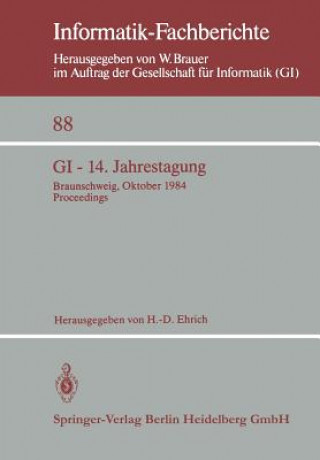 Könyv GI -- 14. Jahrestagung H.-D. Ehrich