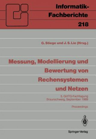 Carte Messung Modellierung Und Bewertung Von Rechensystemen Und Netzen Günther Stiege