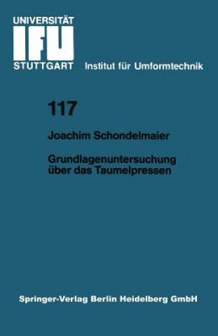 Carte Grundlagenuntersuchung UEber Das Taumelpressen Joachim Schondelmaier