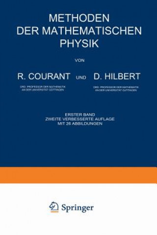 Kniha Methoden Der Mathematischen Physik Richard Courant