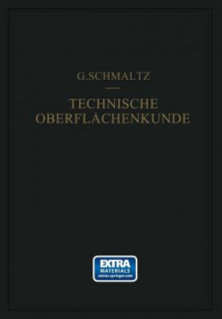 Kniha Technische Oberflachenkunde Gustav Schmaltz