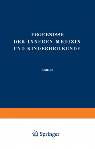 Book Ergebnisse der Inneren Medizin und Kinderheilkunde L. Langstein