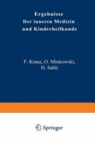 Książka Ergebnisse der Inneren Medizin und Kinderheilkunde L. Langstein