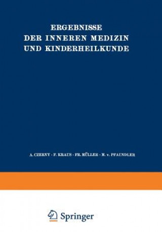 Könyv Ergebnisse Der Inneren Medizin Und Kinderheilkunde L. Langstein