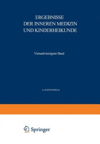 Kniha Ergebnisse Der Inneren Medizin Und Kinderheilkunde L. Langstein