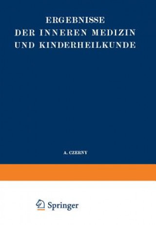 Kniha Ergebnisse Der Inneren Medizin Und Kinderheilkunde L. Langstein