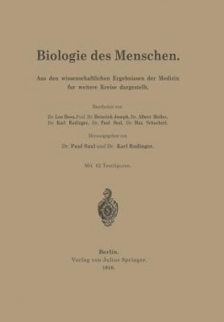 Buch Biologie Des Menschen Leo Heß