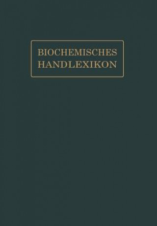 Buch Biochemisches Handlexikon Andor Fodor