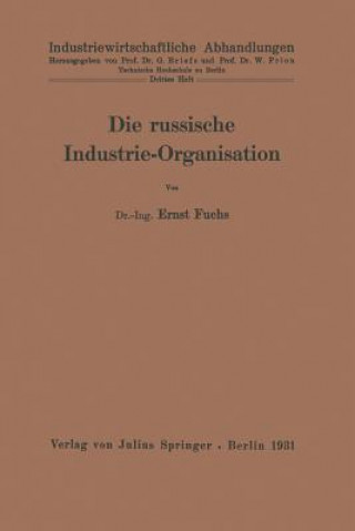 Carte Die Russische Industrie-Organisation Ernst Fuchs